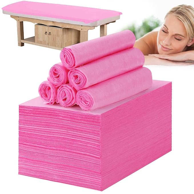 Disposable Bed Sheets for Massage Table 100 Pcs 31" x 71" Waterproof Massage by DSBATH