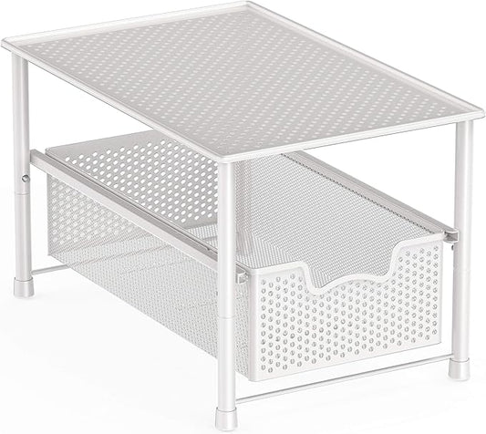 Simple Houseware Stackable Under Sink Cabinet Sliding Basket Organizer Drawer by SimpleHouseware