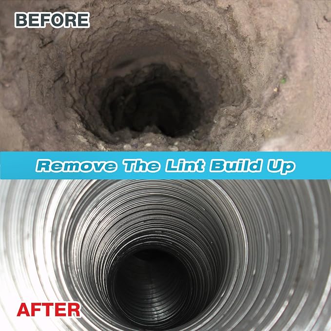 Sealegend 15 Feet Dryer Vent Cleaner Kit/Lint Remover/Upgraded Flexible - Image 7
