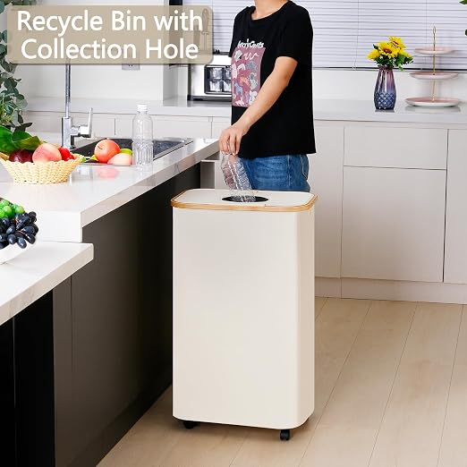 efluky Recycle Bins for Kitchen 100L, Recycling Bin - Image 6