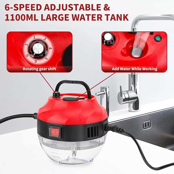 Portable Handheld Steam Cleaner, 2500W High Pressure Steam Cleaner - Image 8