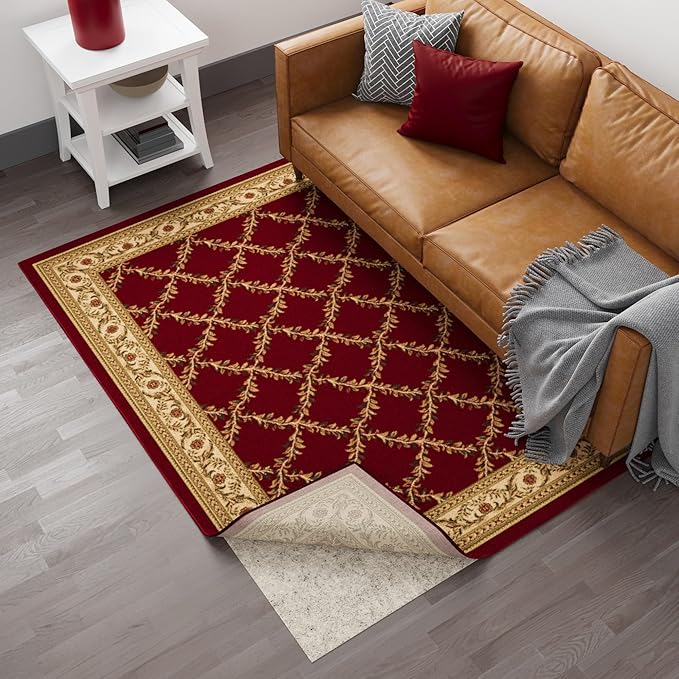 Ottomanson 2'7" x 12' Non-Slip Rug Pad Gripper 1/12 Inch Ultra Thin Dual - Image 9