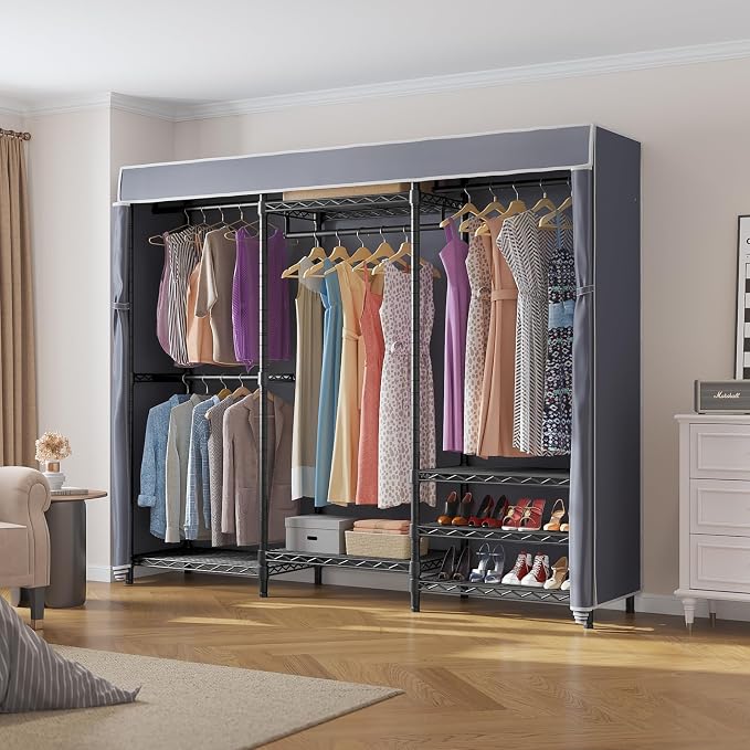 VIPEK V5C Portable Clothes Closet Wardrobe Bedroom Armoires Heavy Duty Covered - Image 2