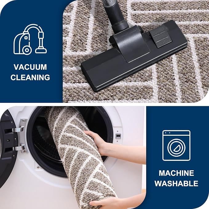 OLANLY Large Indoor Door Mat, 59x35 Inch, Dirt Resistant and Absorbent - Image 5