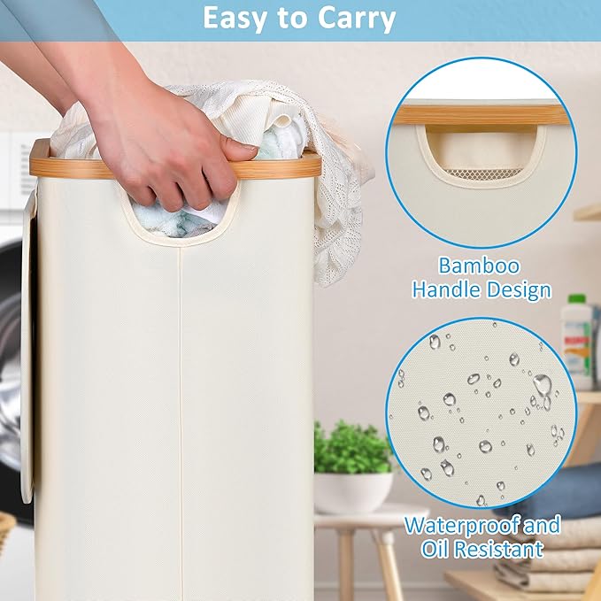 efluky Slim Laundry Basket - Image 3