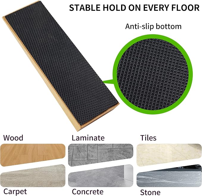 2 Pack Wooden Door Stop - Image 4