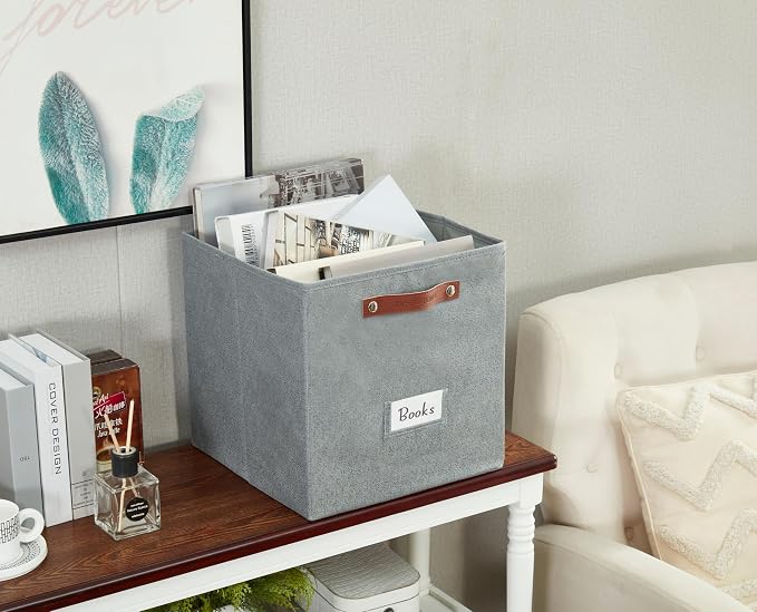 DECOMOMO Storage Cubes, Fabric Organizer Bins - Image 8