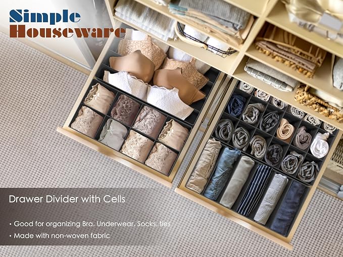 Simple Houseware 4-Pack Drawer Organizer Set - Image 6