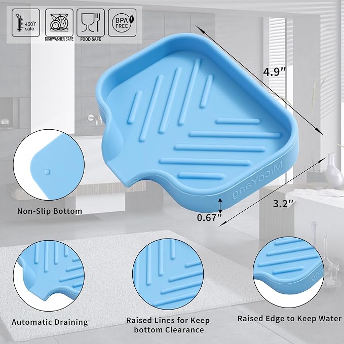 Silicone Bathroom Soap Dishes - Image 2