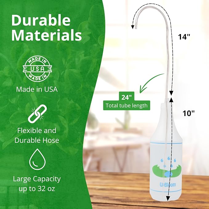 UpBloom - 32 Oz Squeeze Bottle for Hanging Plants, Squirt Bottle/Water - Image 5
