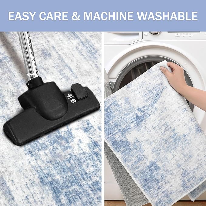 IOHOUZE Abstract Area Rugs 6x9 Ft Washable Rugs - Image 3