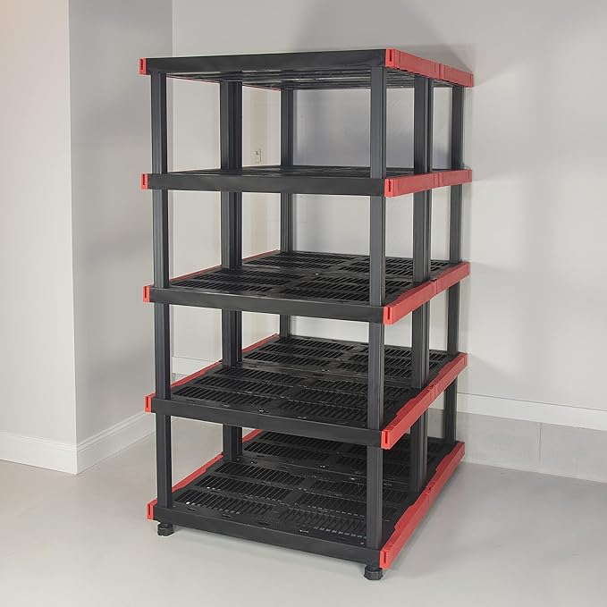 CX Craftsman, 5-Tier Highly Durable Storage Rack, 200lbs/shelf, Interlocking - Image 2
