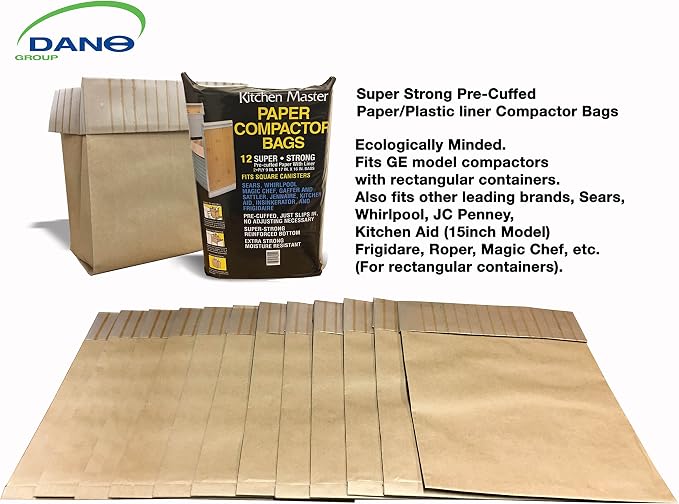 Kitchen Master Super Strong Compactor Bags | Precuffed, Garbage Compactor Bags - Image 4