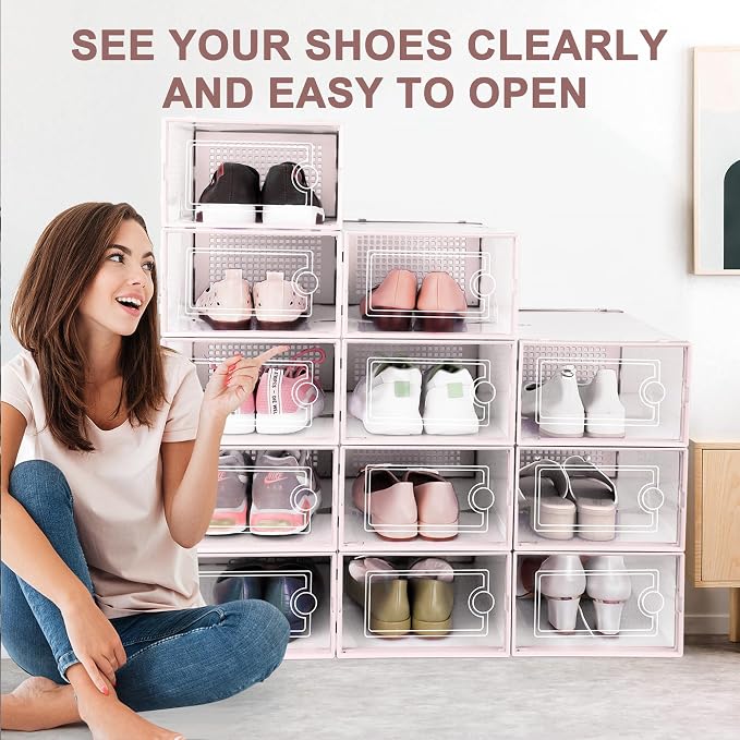 Kuject Shoe Organizers Storage Boxes - Image 6