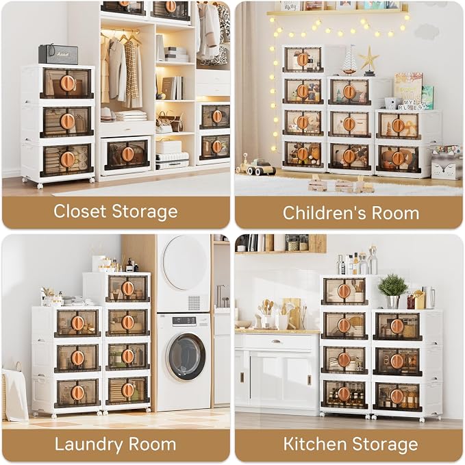 JEKO&JEKO 332Qt Lockable Stackable Storage Bins - Image 6