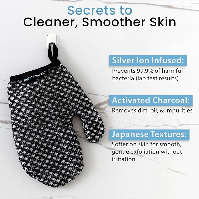 Japanese Exfoliating Mitt 2-Pack - Image 3