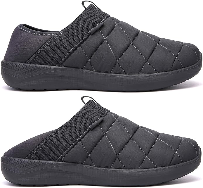 KUBUA Slippers for Men and Womens Indoor House Shoes Plush Slip on Outdoor - Image 2