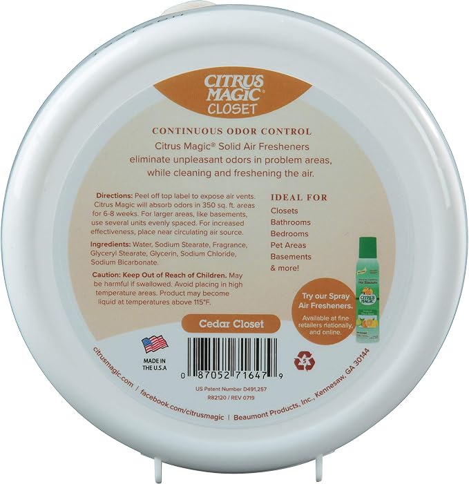 Citrus Magic Odor Absorbing Solid Air Freshener - Image 2
