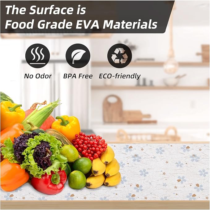 12Inch by 30FT Shelf Liner for Kitchen Cabinets Non Adhesive Kitchen Drawer - Image 7