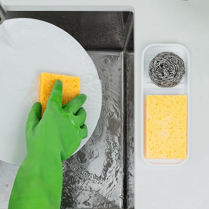 Zulay Kitchen Silicone Sponge Holder - Image 3