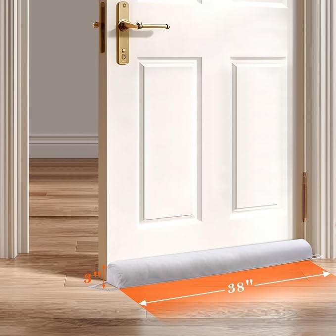 Sunolga 38" Door Draft Stopper Blocks Hot and Cold Air - Image 2