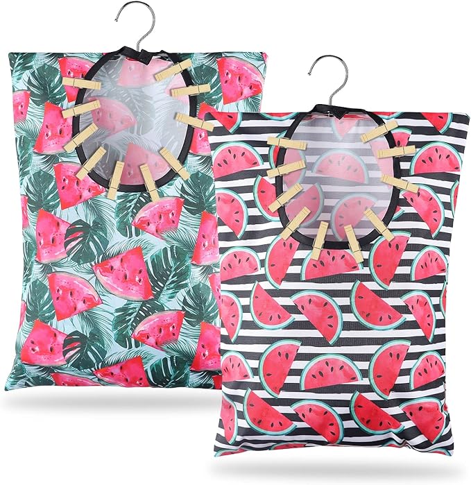 2 Pcs Watermelon Clothespin Bag by Unknown