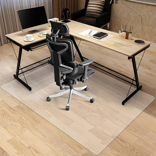 Kuyal Office Chair Mat for Hardwood Floor, Easy Glide, Floor-Protector by Kuyal