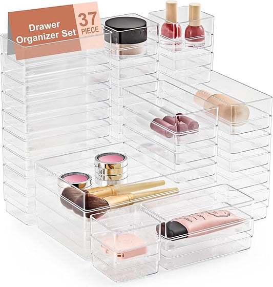 SMARTAKE 37-Piece Drawer Organizer by SMARTAKE