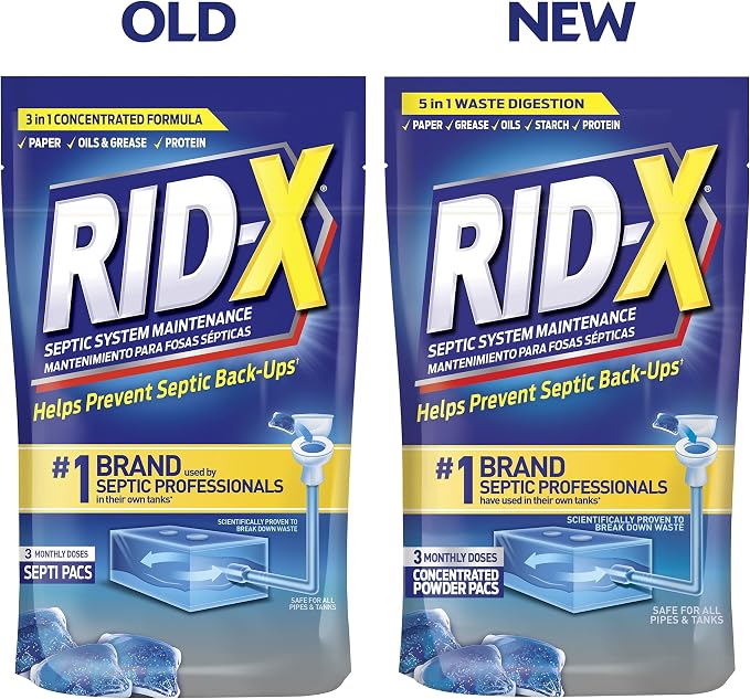 Rid-X Septic System Treatment, Septic Tank Treatment, 3-Monthly Supply Dual - Image 7
