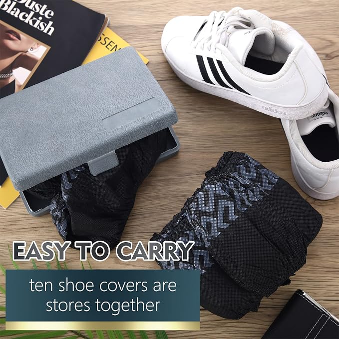 Zhanmai 300 Pack Disposable Shoe Covers Non Slip Disposable Large Foot Booties - Image 7