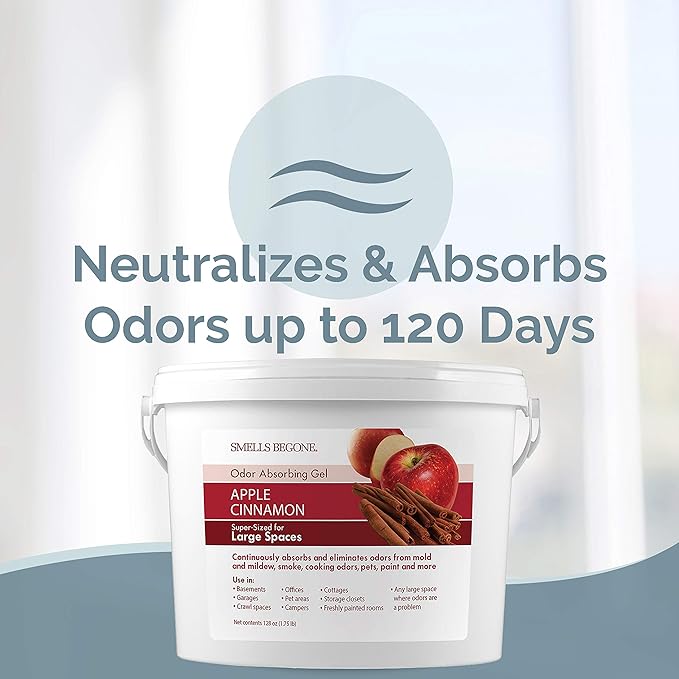 SMELLS BEGONE 1-Gallon Odor Absorber Gel - Image 3