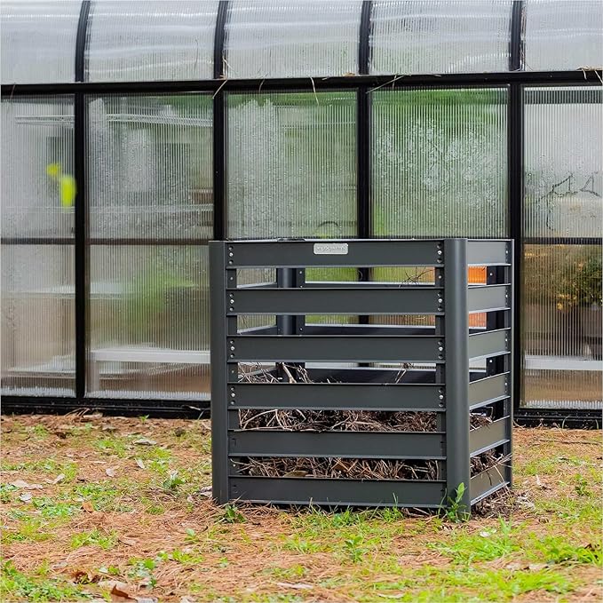 Vego Garden 32" Tall Modular Compost Bin 90" x 30" x 32" - Image 7