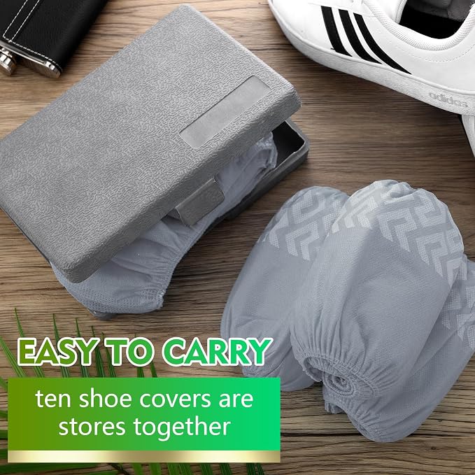 Zhanmai 300 Pack Disposable Shoe Covers Non Slip Disposable Large Foot Booties - Image 7