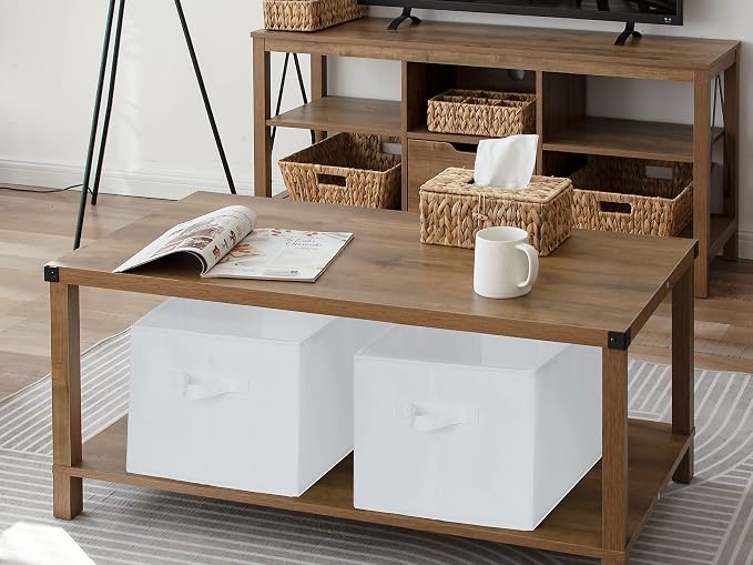 StorageWorks Storage Baskets for Shelves, Foldable Fabric Closet Storage Bins - Image 6