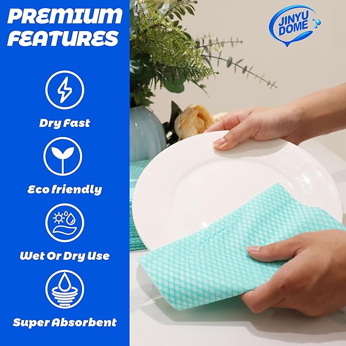 Reusable Kitchen Cleaning Cloths Dish Towels Dish Cloth Handi Wipe Reusable - Image 3