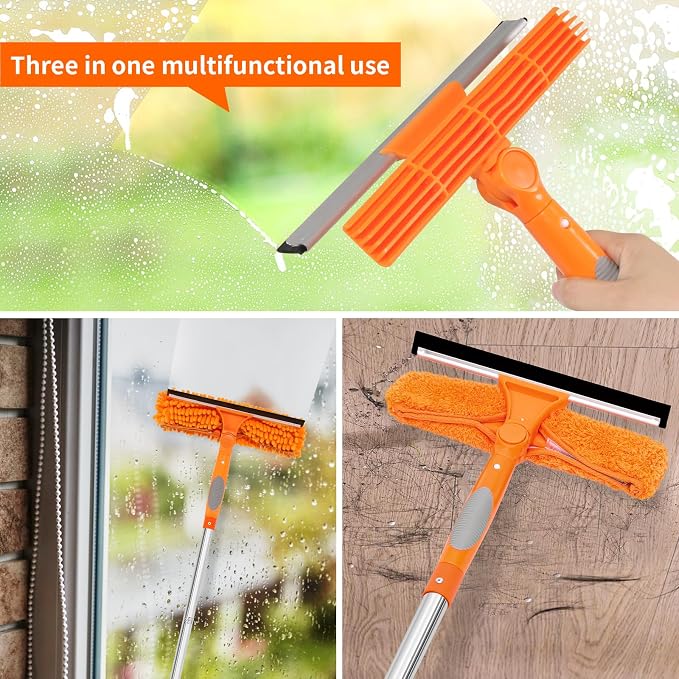 Professional 72'' Window Squeegee Cleaning Washing Tool/Kit - Image 3