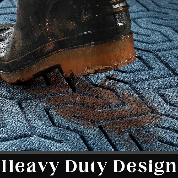 Yimobra Large Door Mat Outside Entrance 47x24, Waterproof Heavy Duty Outdoor - Image 3
