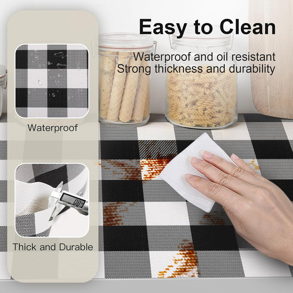 Shelf Drawer Liners for Kitchen Cabinets Non-Adhesive Black 11.8In x 30FT