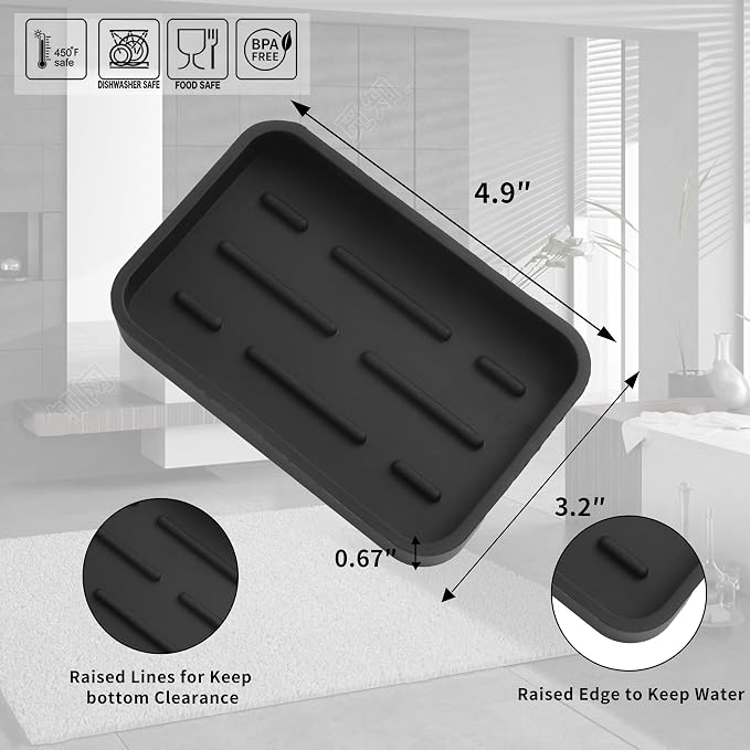 Silicone Kitchen Sink Organizer Tray - Image 2