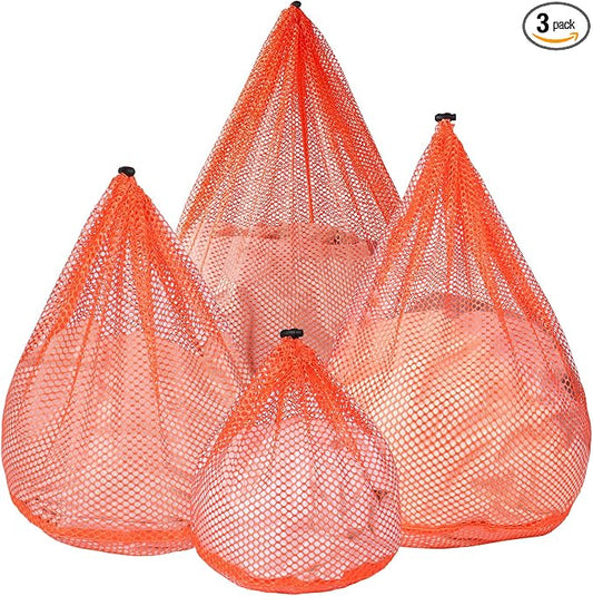 4Pcs Mesh Laundry Bags Washing Machine Mesh Wash Bags by OKAKA