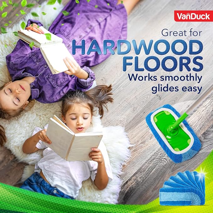 VanDuck Reusable Pet Heavy Duty Mop Pads Compatible - Image 7