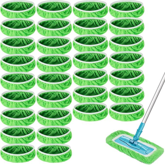 Reusable Dry Sweeping Cloths Microfiber Wet Mop Pads Compatible by Unoutur
