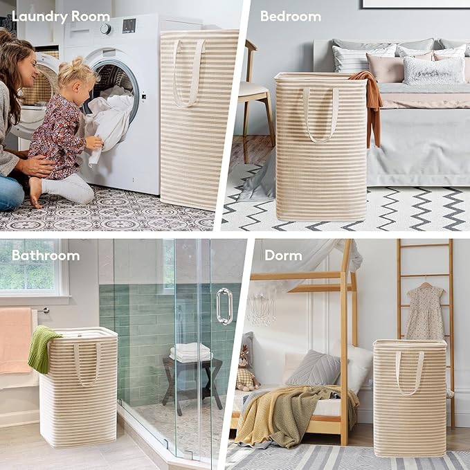 Lifewit 2 Pack Laundry Hamper Large Collapsible Laundry Baskets, Freestanding - Image 6