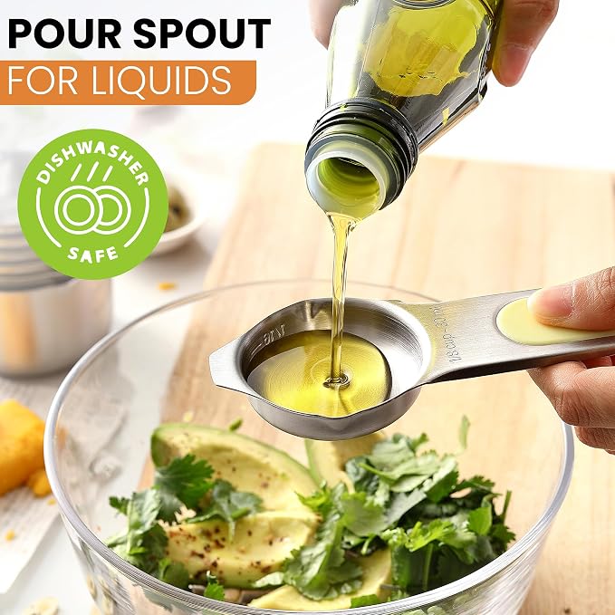 Spring Chef Magnetic Stainless Steel Measuring Cups, Kitchen Tools - Image 7