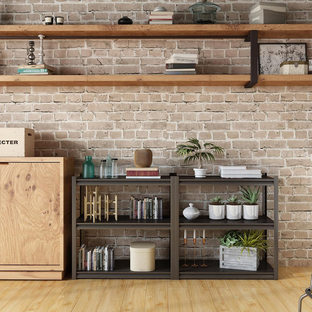 32" W Garage Shelving,900LBS Loads Adjustable Garage Storage Shelves, 3-...