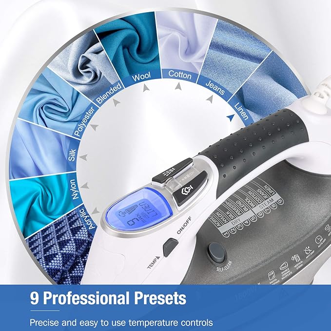 BEAUTURAL 1800-Watt Steam Iron - Image 2