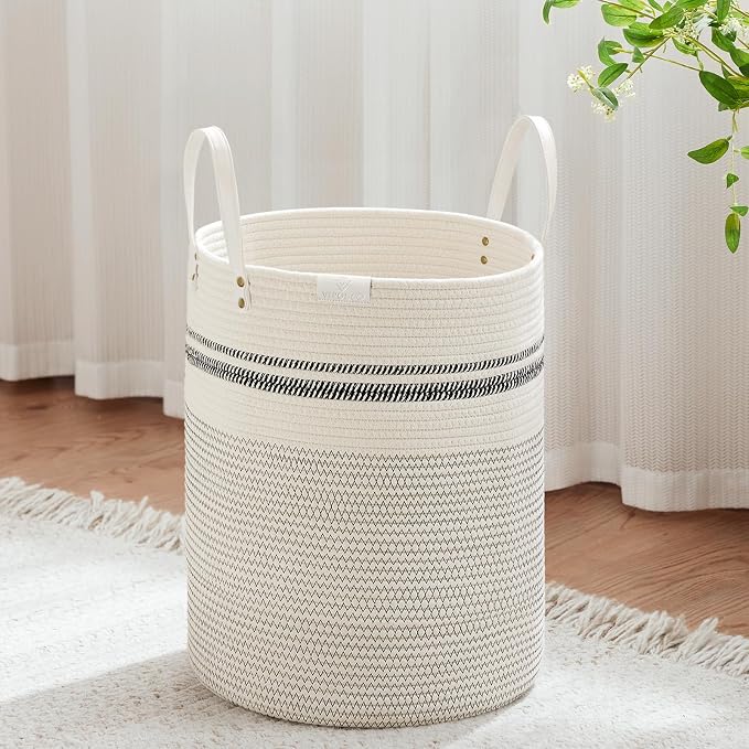VIPOSCO Tall Laundry Basket, Large Dirty Clothes Hamper by VIPOSCO