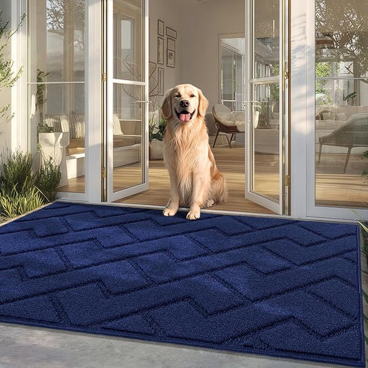 hicorfe Front Door Mat Outside Entrance, Stain and Fade Resistant, Non Slip by Hicorfe