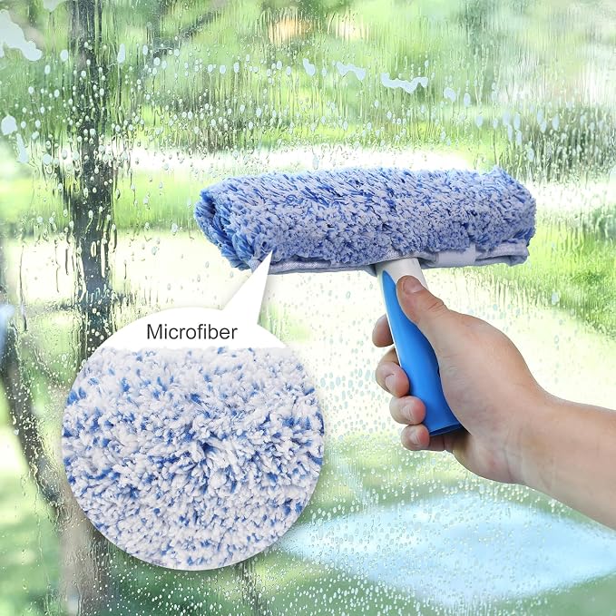 Professional Window Cleaning Kit 10IN, All-in-one Windows Cleaner Tool - Image 4