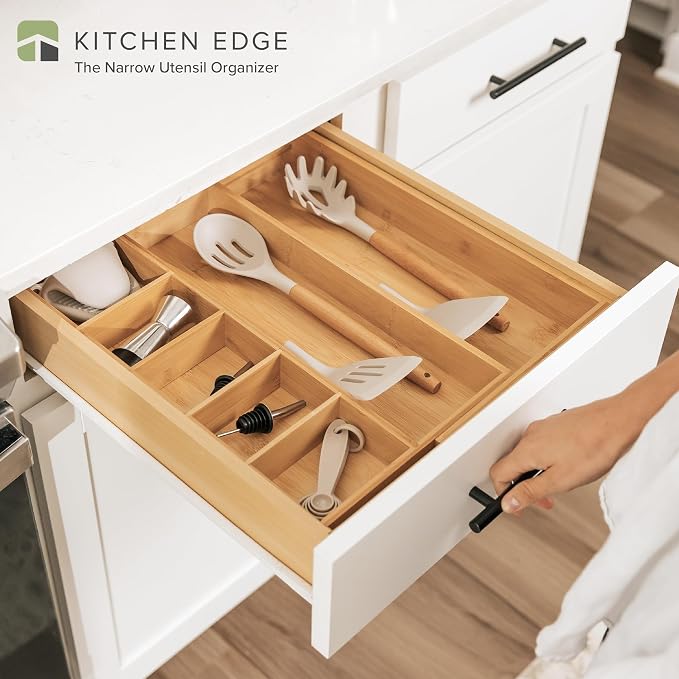 KitchenEdge Adjustable Kitchen Drawer Organizer - Image 2